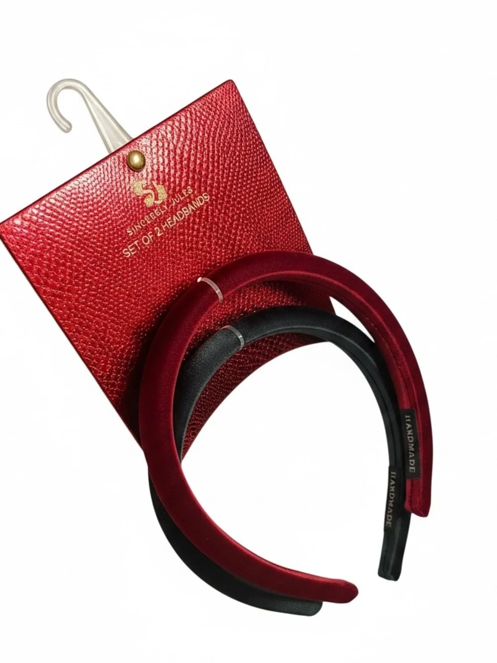 🥀Sincerly Jules Velvet Headbands - Red & Green